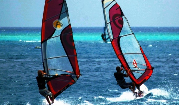Windsurfing in Egypt